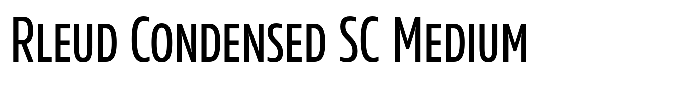 Rleud Condensed SC Medium